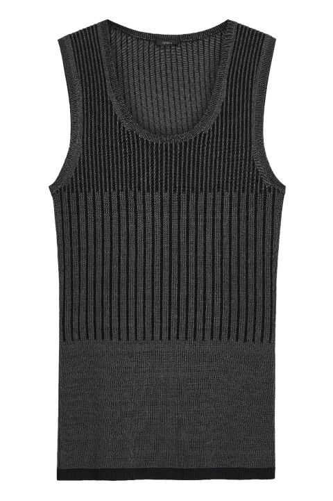 JOSEPH Bi-Coulour Ribbed Tank