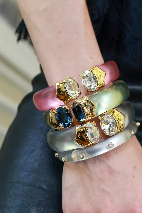 ALEXIS BITTAR Bonbon Lucite Hinge Bracelet