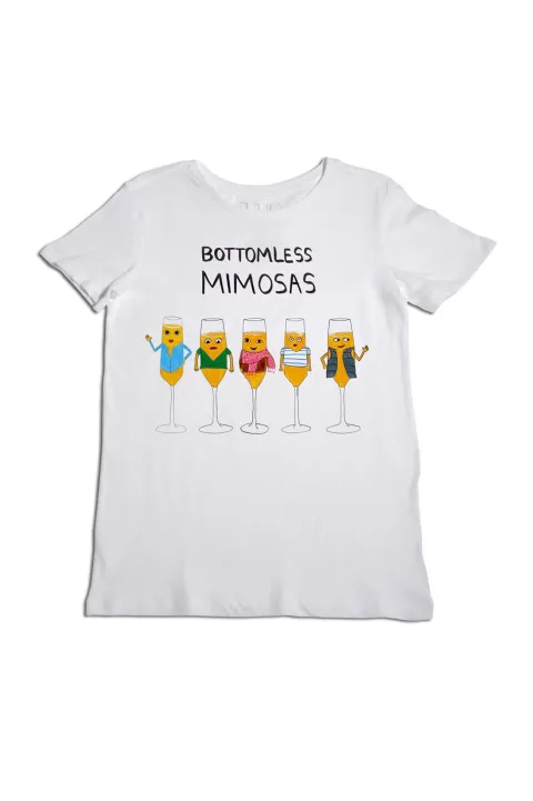 UNFORTUNATE PORTRAIT Bottomless Mimosas T-Shirt