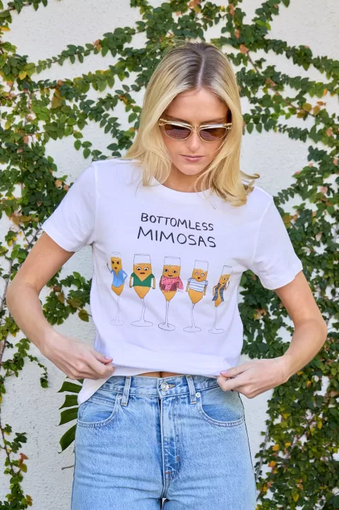 UNFORTUNATE PORTRAIT Bottomless Mimosas T-Shirt