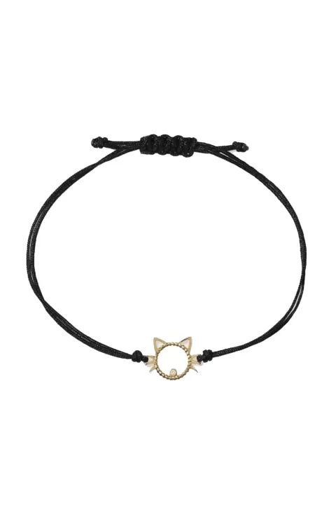 YVONNE LEON Cat Cord Bracelet