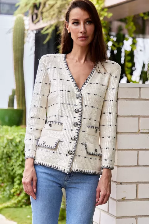 VERONICA BEARD Ceriani Knit Jacket