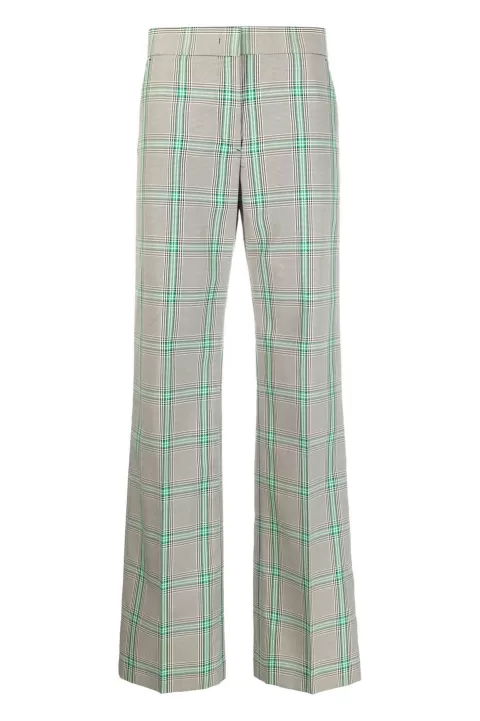 MSGM Check Wide Leg Trouser - FINAL SALE