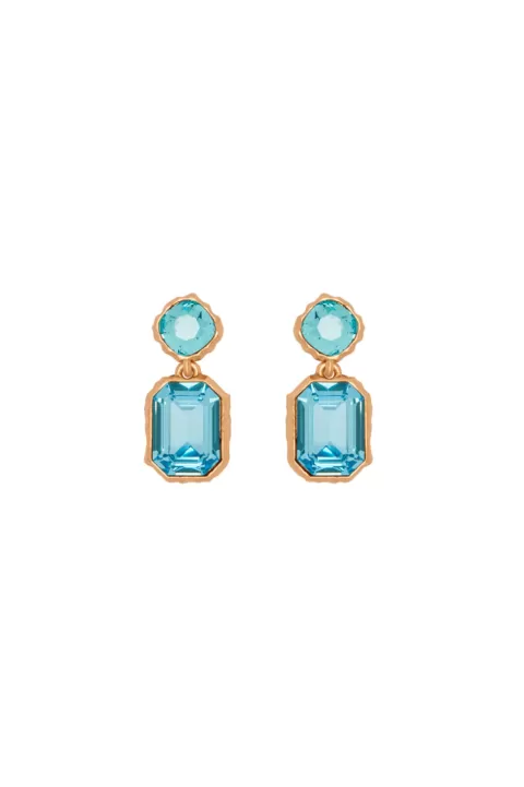 OSCAR DE LA RENTA Classic Crystal Drop Earring