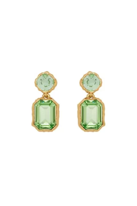 OSCAR DE LA RENTA Classic Crystal Drop Earring