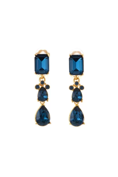 OSCAR DE LA RENTA Classic Crystal Small Drop Earring