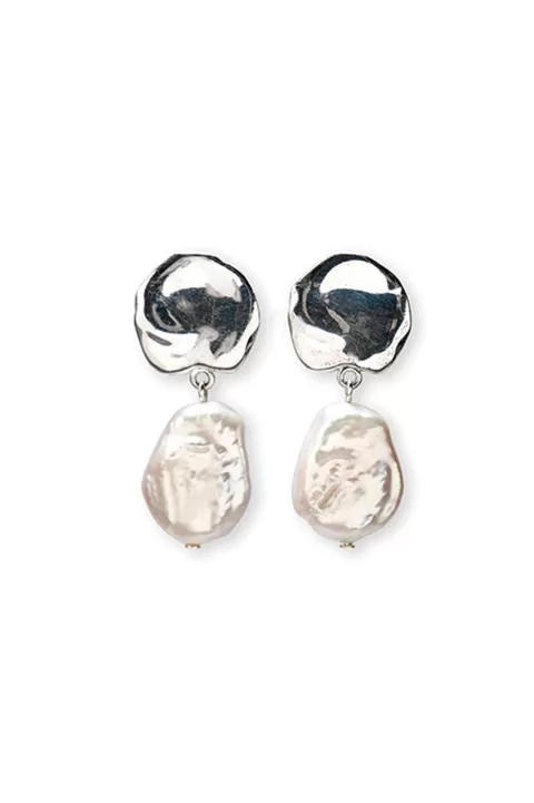 LIZZIE FORTUNATO Coin Reflection Earrings