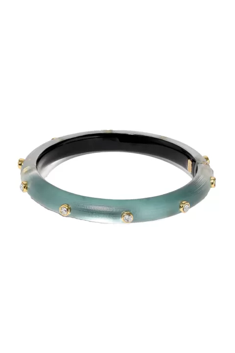 ALEXIS BITTAR Crystal Studded Hinge Bracelet