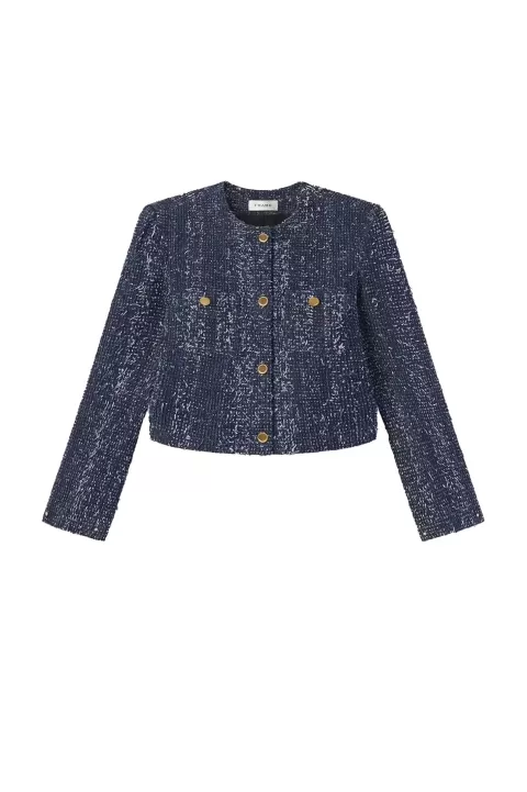 FRAME Denim Boucle Jacket