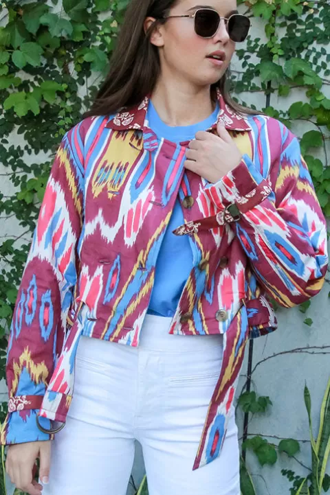 ALIX OF BOHEMIA Domino Ikat Jacket - FINAL SALE