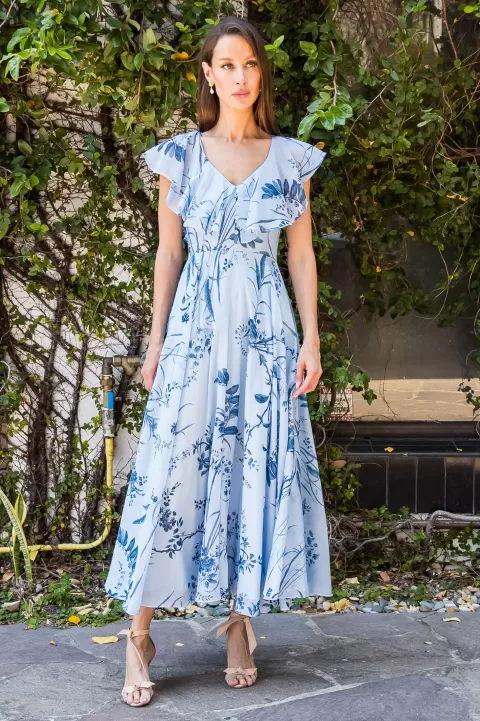 ERDEM Fit and Flare Midi Dress - FINAL SALE