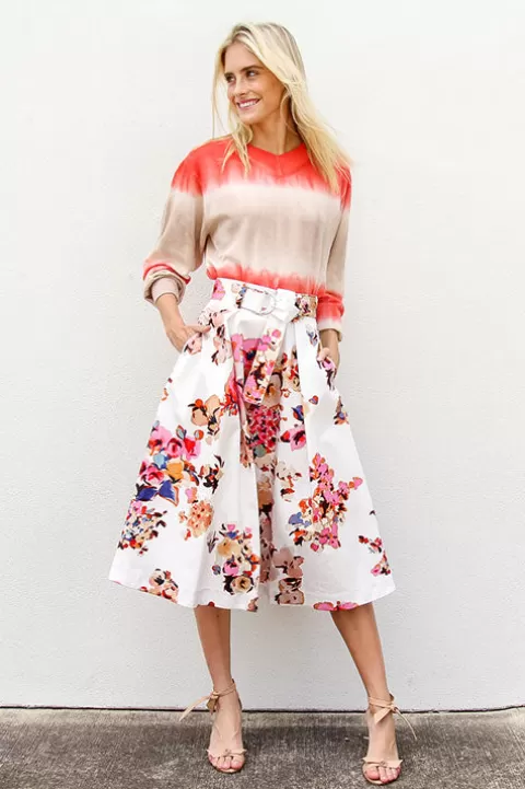 MSGM Floral Circle Skirt - FINAL SALE