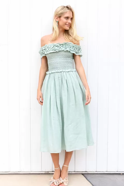 SEA Frida Strapless Dress - FINAL SALE