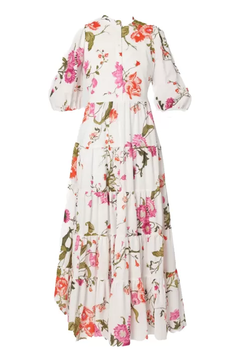 ERDEM Full Length Tiered Dress