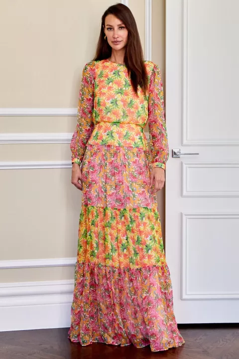 SALONI Isabel Long Dress - FINAL SALE