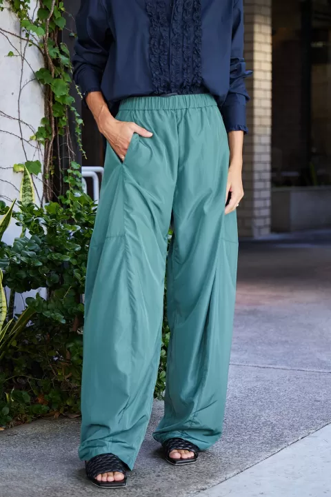 TIBI Italian Sporty Nylon Winslow Pant