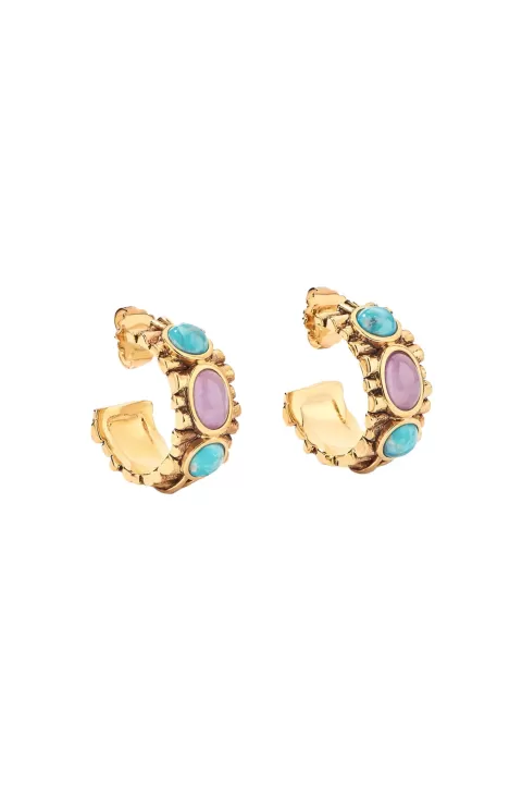 AURELIE BIDERMANN Kabah Creoles Earrings