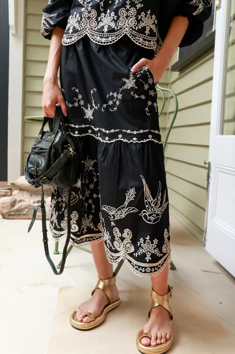 SEA Kingsley Embroidery Skirt