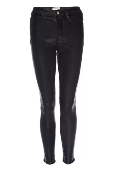 FRAME Le High Skinny Leather Pant