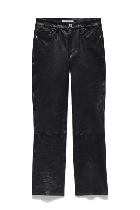 FRAME Le High Straight Leather Pant