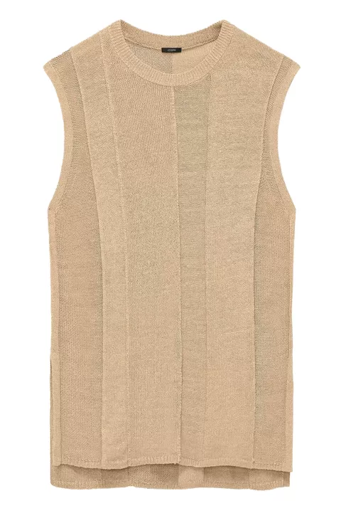 JOSEPH Linen Blend Knit Tank