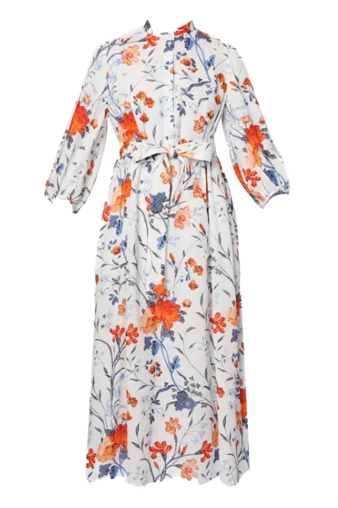 ERDEM Long Sleeve Midi Dress - FINAL SALE