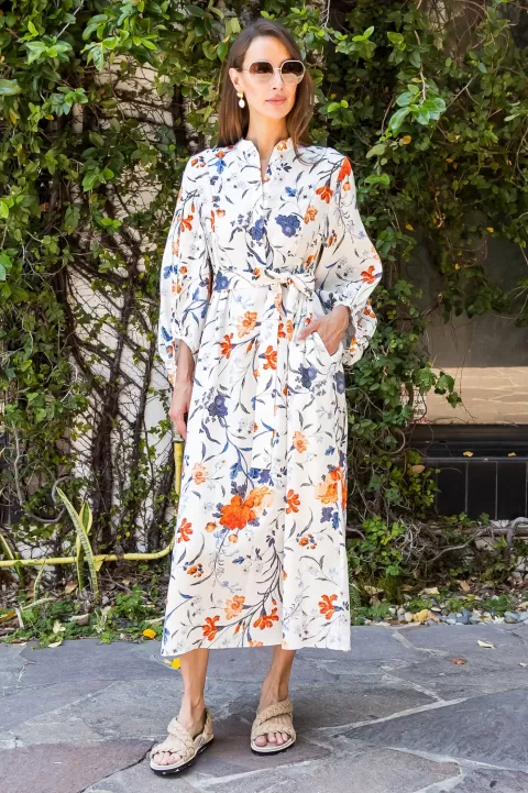 ERDEM Long Sleeve Midi Dress - FINAL SALE