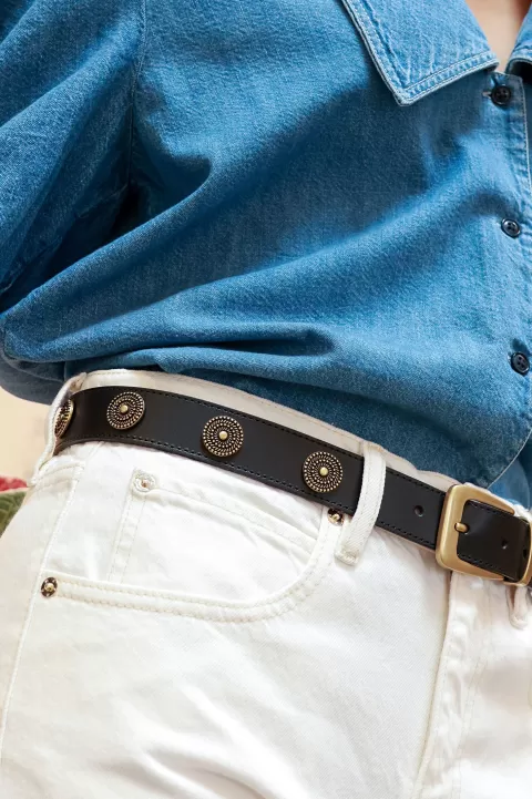 FRAME Medallion Stud Belt