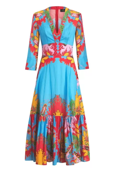 ETRO Paisley Flared Midi Dress - FINAL SALE