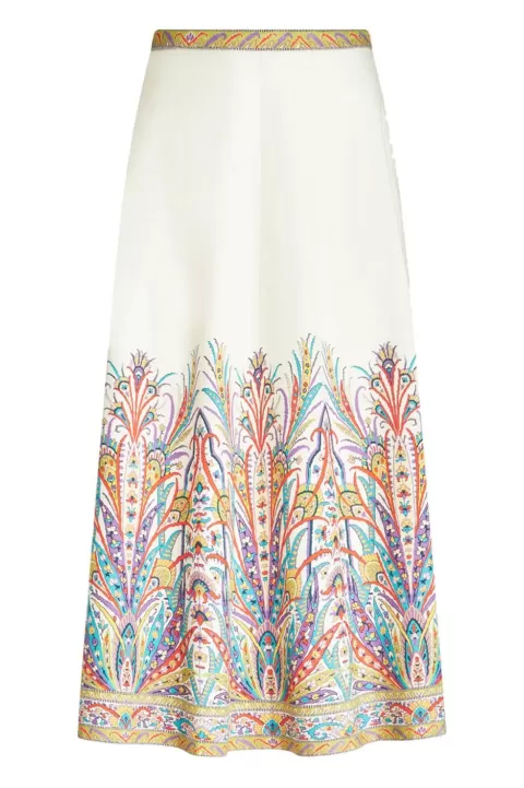 ETRO Paisley Print Cotton Skirt