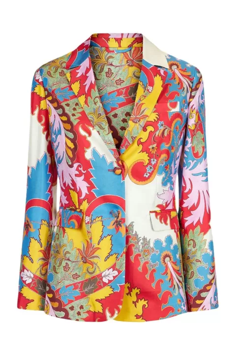 ETRO Paisley Silk Blazer - FINAL SALE