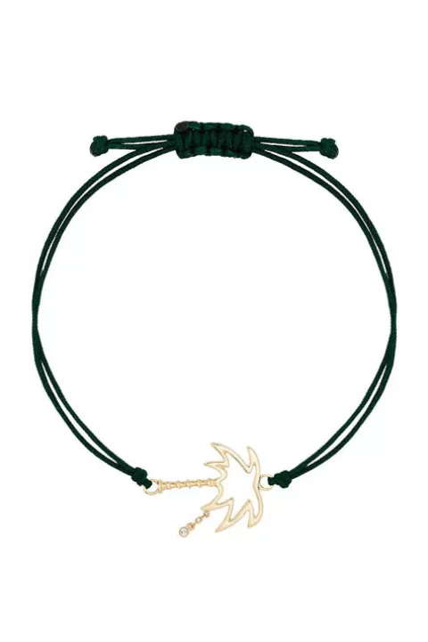 YVONNE LEON Palm Tree Cord Bracelet