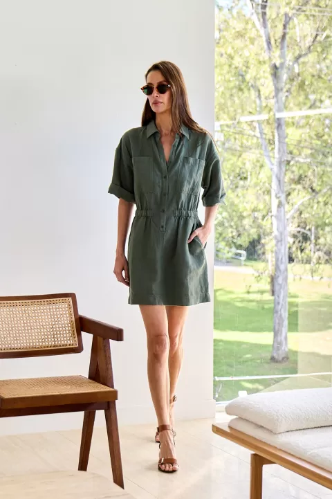 APIECE APART Palmera Mini Dress