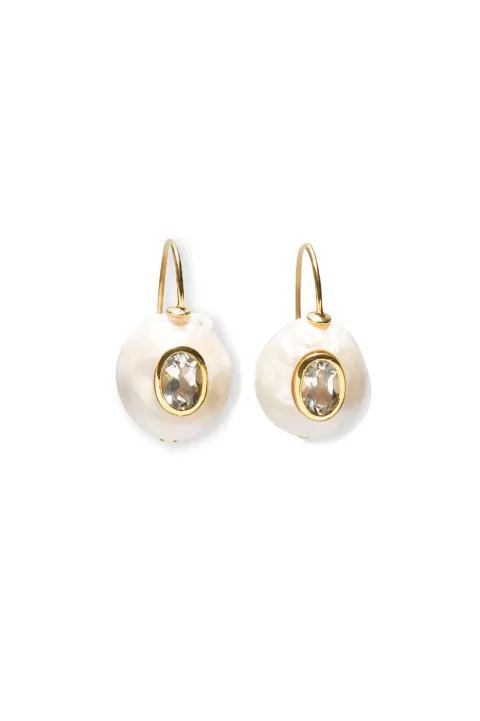 LIZZIE FORTUNATO Pearl Pablo Earrings