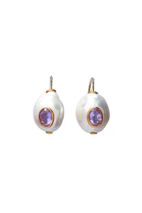 LIZZIE FORTUNATO Pearl Pablo Earrings