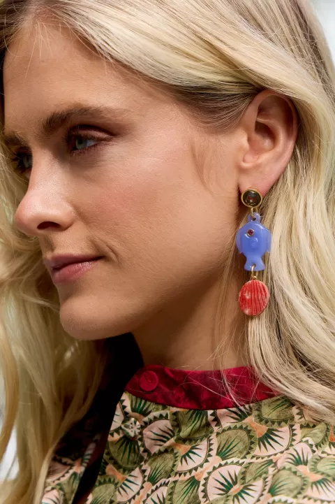 LIZZIE FORTUNATO Pescado Earrings