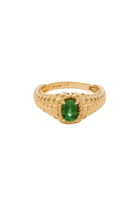 YVONNE LEON Picotti Oval Signet Ring