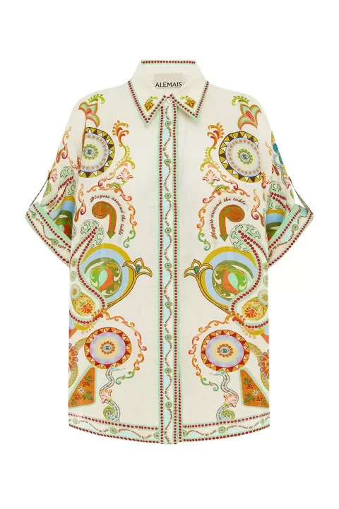 ALEMAIS Pinball Linen Shirt