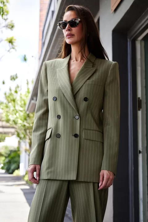 MSGM Pinstripe Blazer