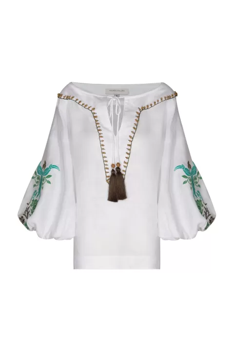 ANDRES OTALORA Playita Blouse