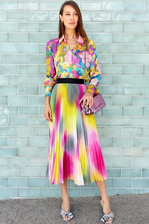 MSGM Pleated Midi Skirt - FINAL SALE