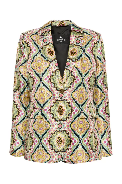 ETRO Printed Silk Jacket