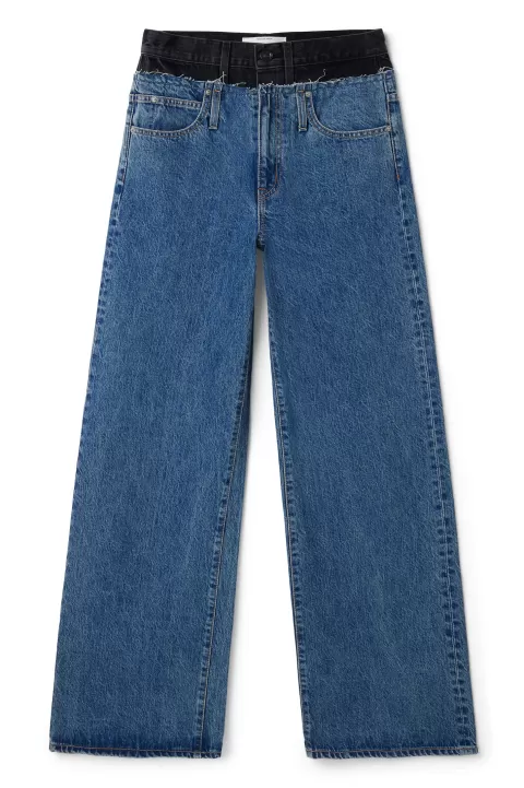 SLVRLAKE Re-Worked Eva Double Waistband Jean