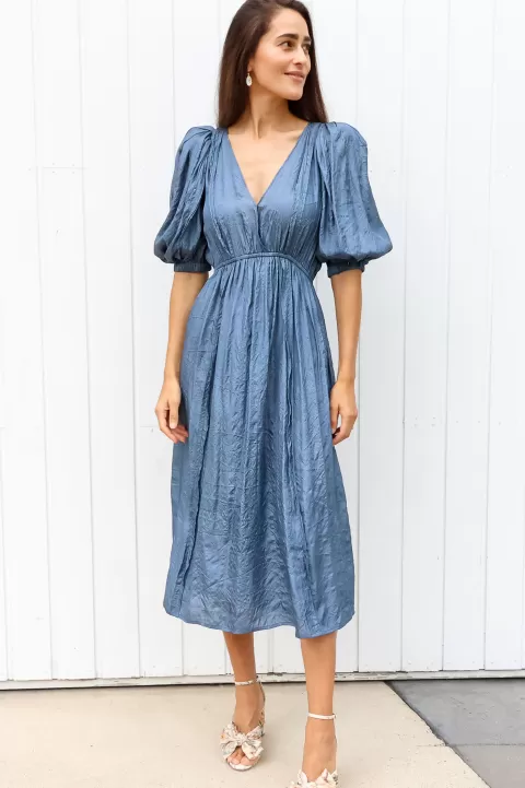 SEA Roberta Silk L/SLV Dress - FINAL SALE