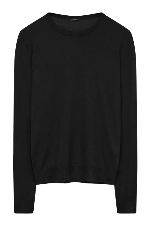 JOSEPH Round Neck L/SLV Cashair Top