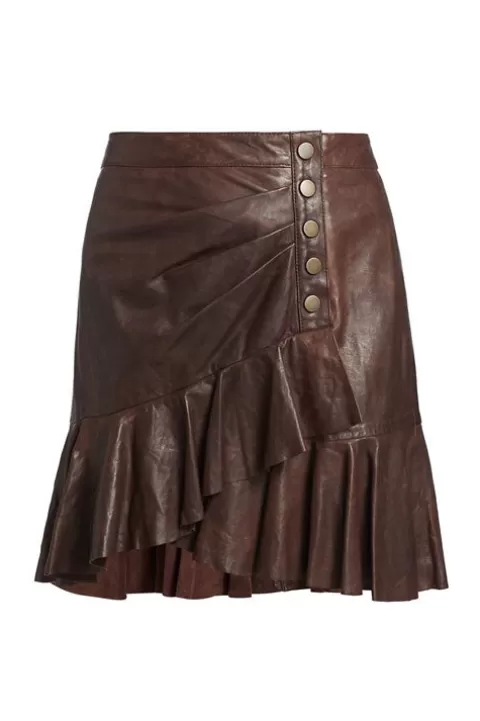 VERONICA BEARD Saba Leather Skirt - FINAL SALE