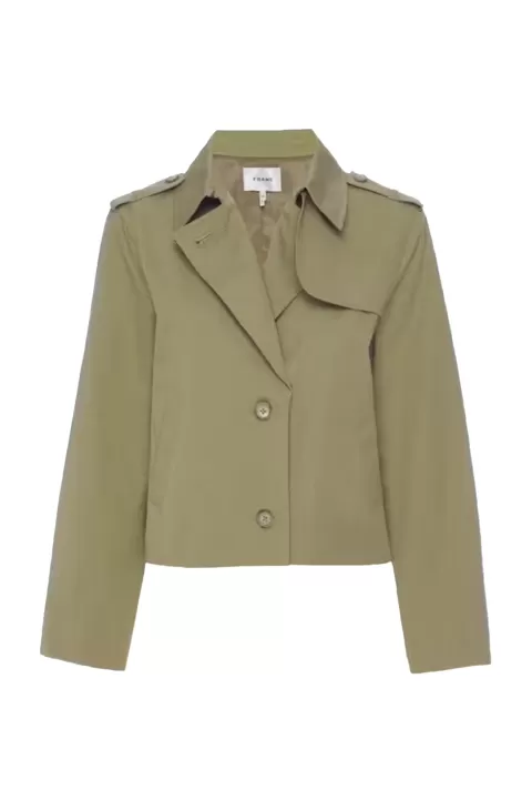 FRAME Short Trench Jacket