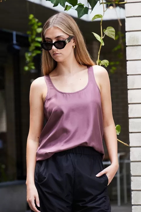 TIBI Silk Habutia Tank