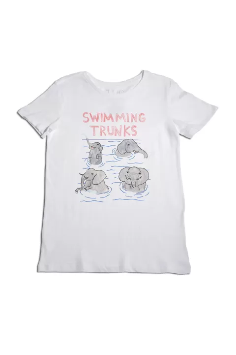 UNFORTUNATE PORTRAIT Swimming Trunks T-Shirt