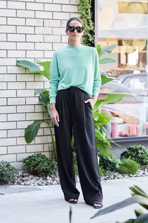 TIBI Terry Pull On Pant